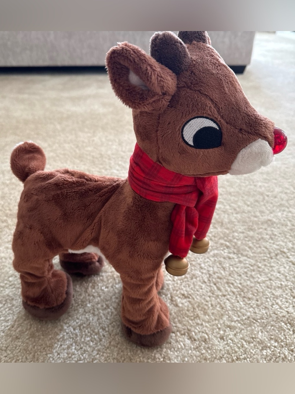 Rudolph the Red Nosed Reindeer DanDee Lightup Dancing Walking Animated Plush